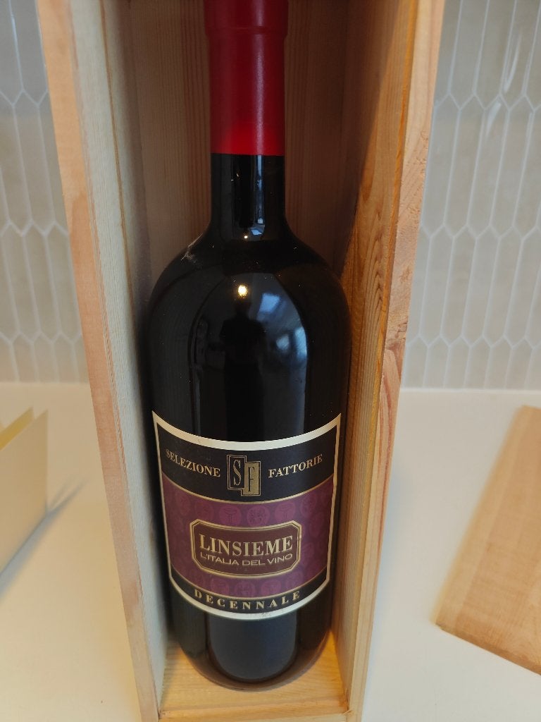 Bouteille Magnum exceptionnelle de Linsieme 2000, Collections, Neuf, Enlèvement ou Envoi, Vin rouge, Italie