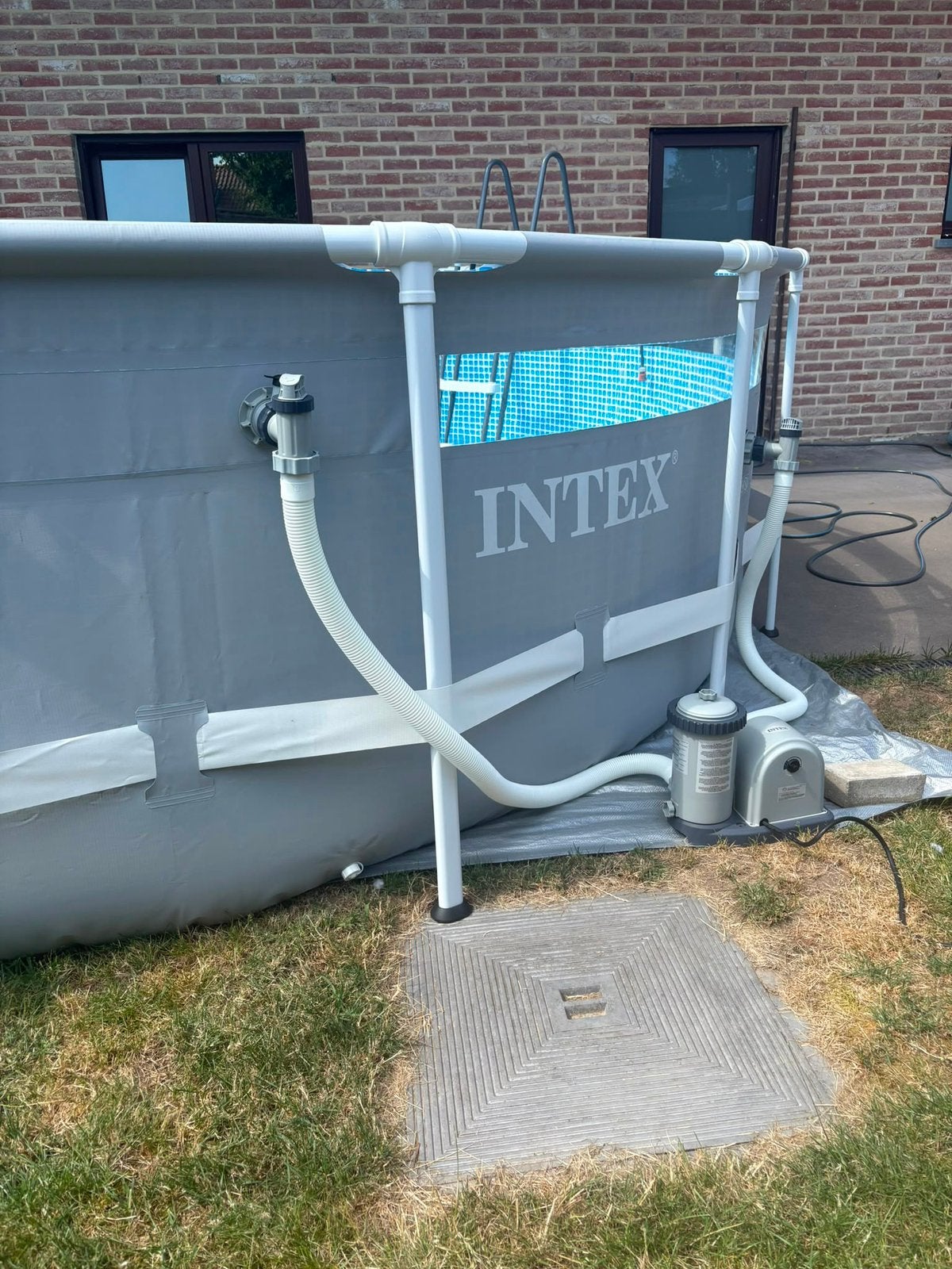 Nieuw zwembad – nooit gebruikt, Tuin en Terras, Zwembaden, Zo goed als nieuw, Ophalen