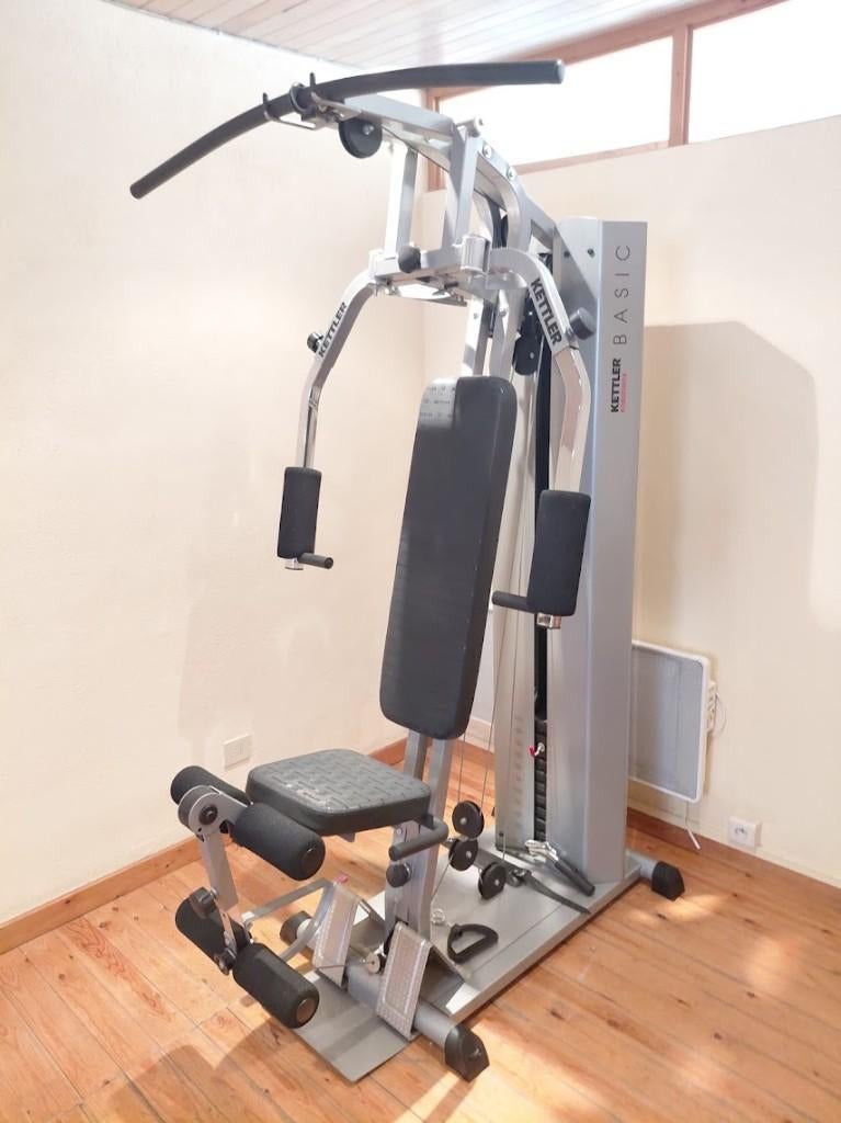 Krachtstation 80kg Kettler Home Gym – fitness toestel, Ophalen, Benen, Krachtstation, Aluminium