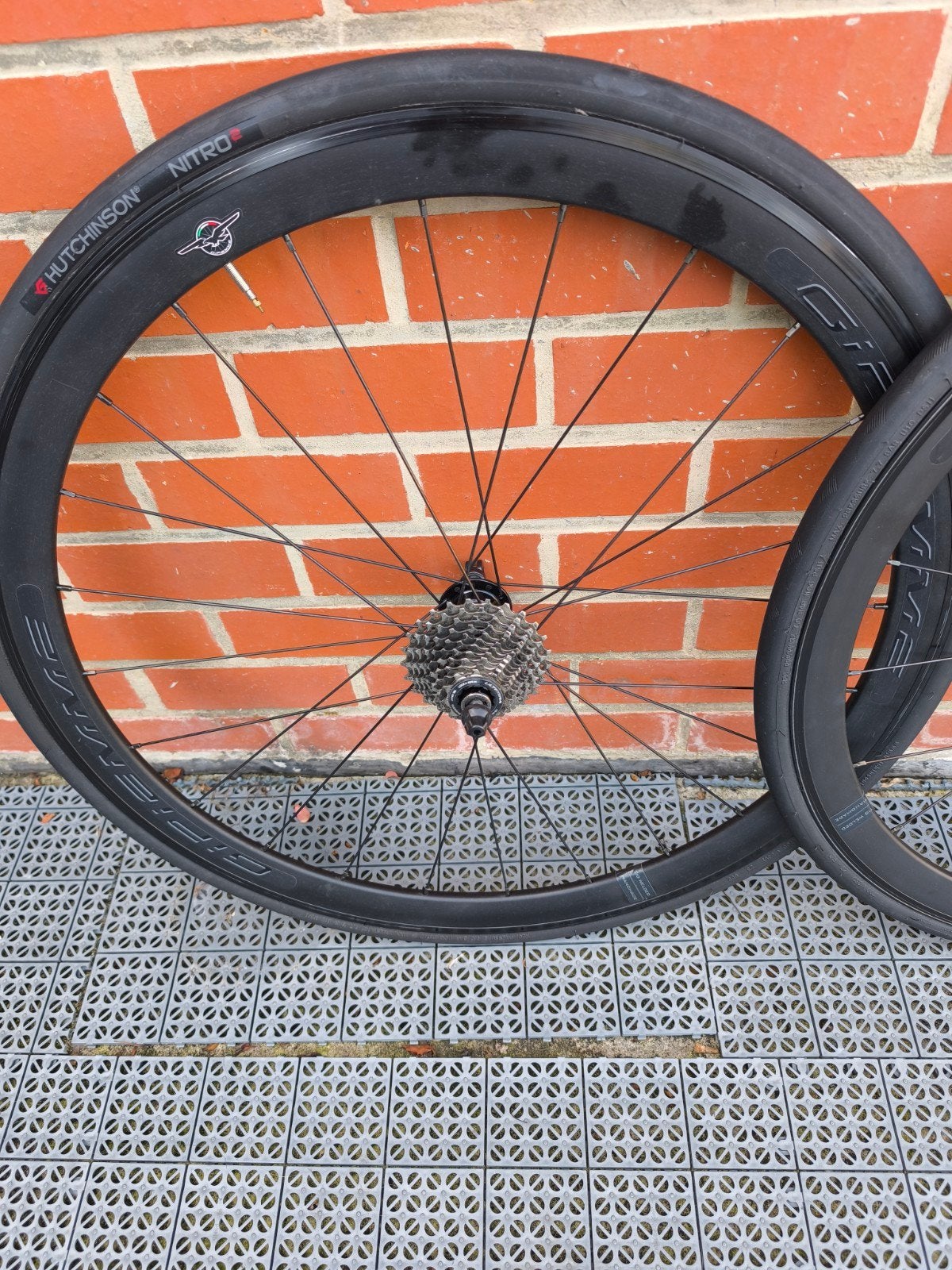 Paire de roue alu Gipiemme avec cassette, Gipiemme, Comme neuf, Enlèvement, Aluminium