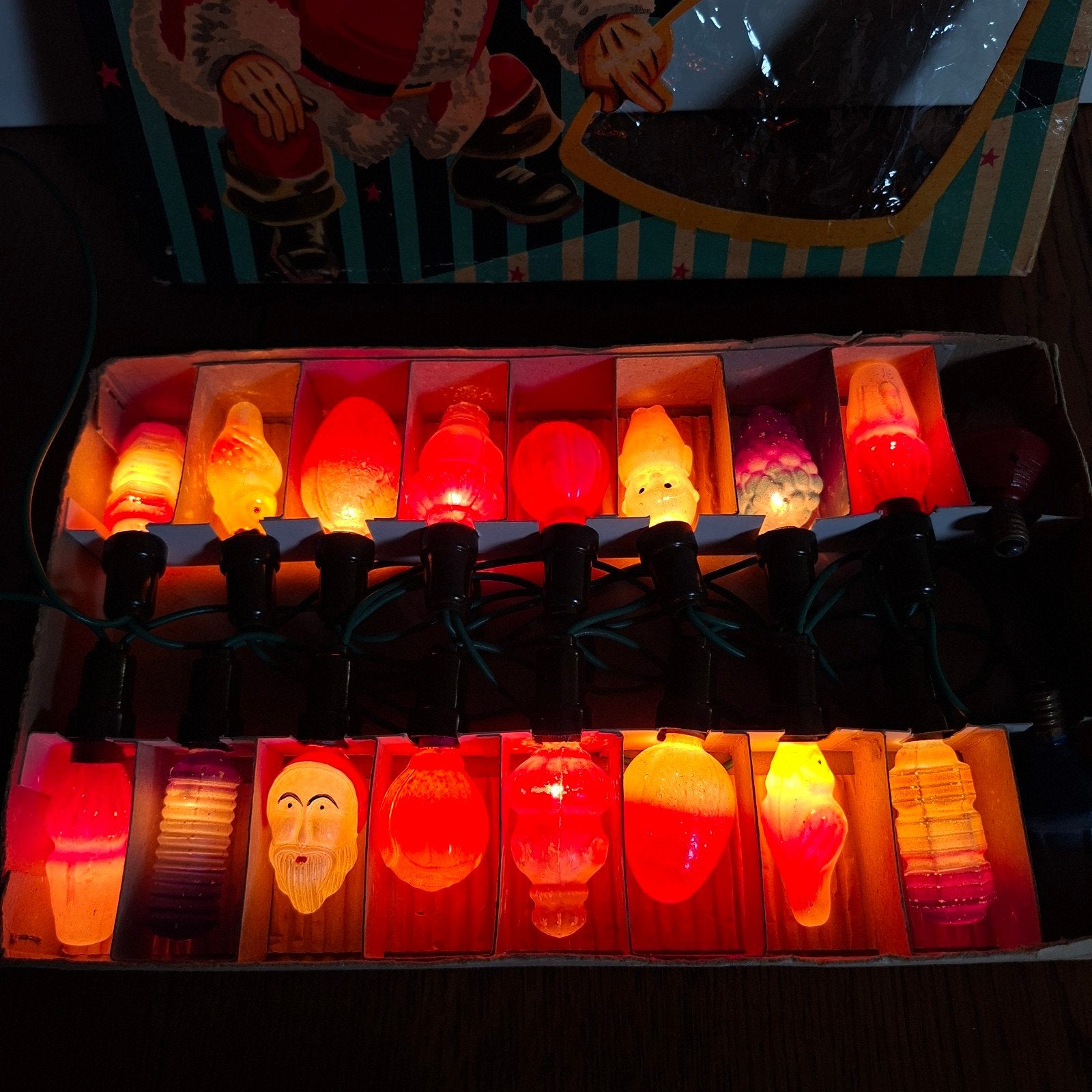 schitterend kerstdoosje met mooie kerstlampjes, Ophalen of Verzenden