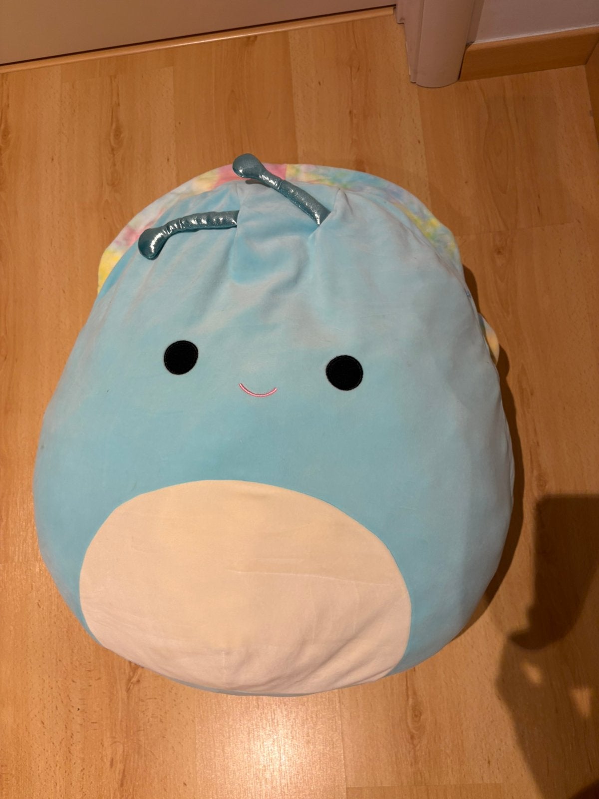 Grote Squishmallow lichtblauw - multicolor, Ophalen, Zo goed als nieuw, Squishmallow