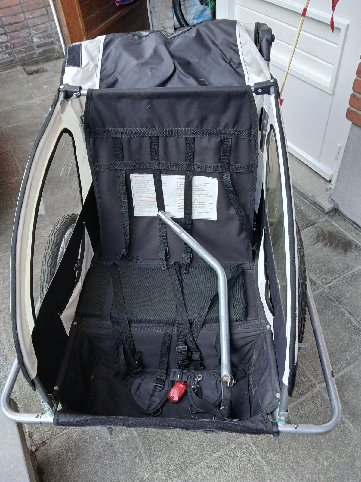 Remorque pour vèlo, Vélos & Vélomoteurs, Accessoires vélo | Remorques, Enlèvement, Utilisé, Remorque pour enfant