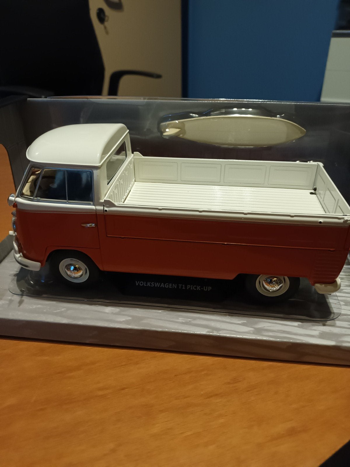 Vw t1 pick up, schaal 1.18 met ovp., Ophalen of Verzenden