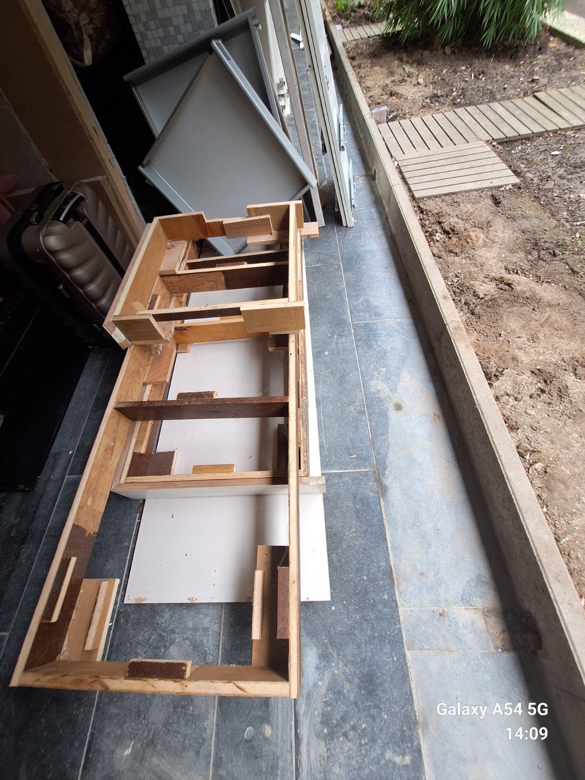 Bord en hout om te doneren, Ophalen, Plank