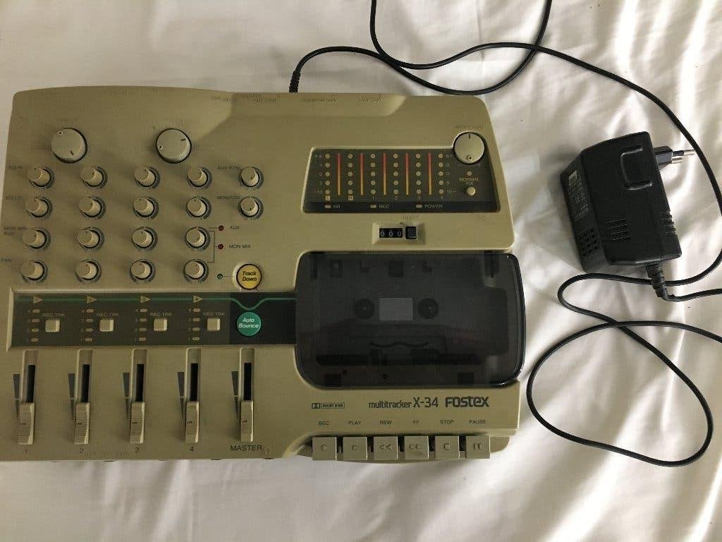 FOSTEX X-34 Enregistreur quatre pistes analogique, TV, Hi-fi & Vidéo, Enlèvement, Utilisé, Audio