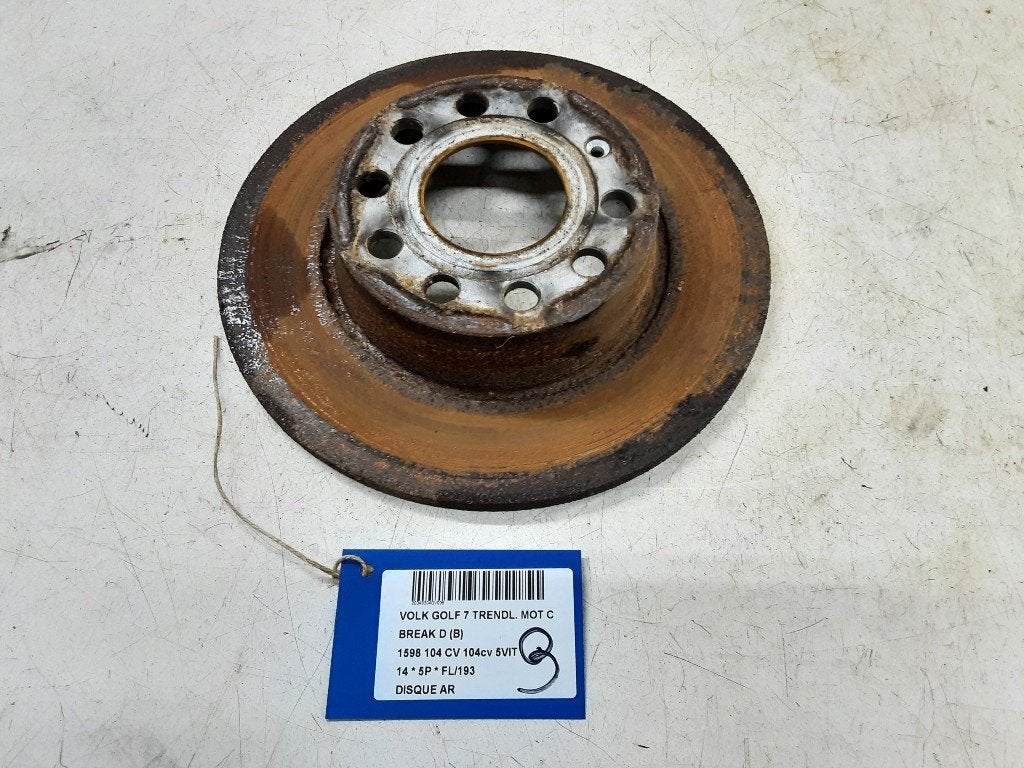 REMSCHIJF ACHTER Volkswagen Golf VII Variant (AUVV), Gebruikt, Volkswagen, Volkswagen AG, Kundenbetreuung@volkswagen.de