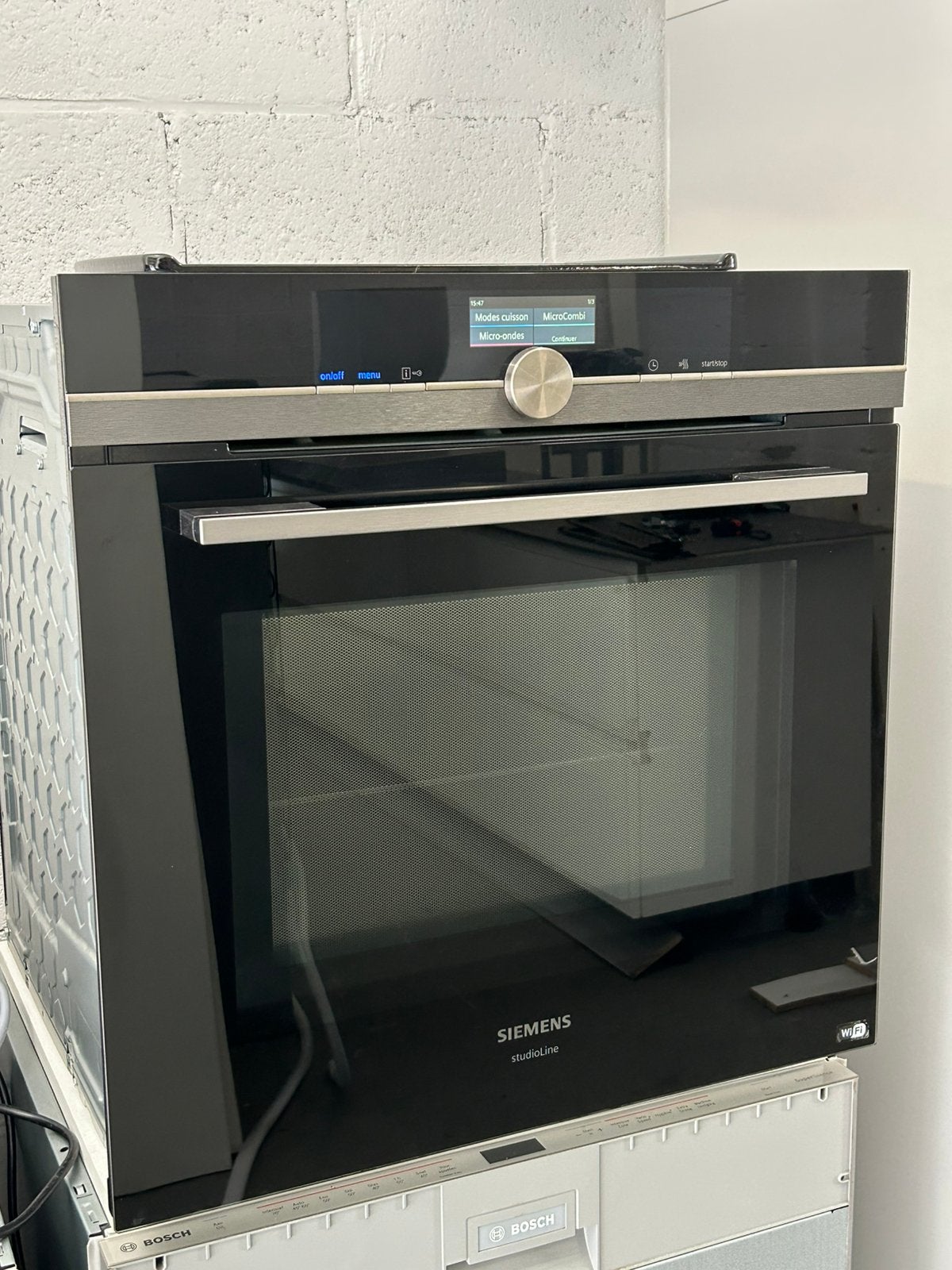 SIEMENS StudioLine  combi-magnetron, Ophalen, 60 cm of meer, Siemens, Inbouw