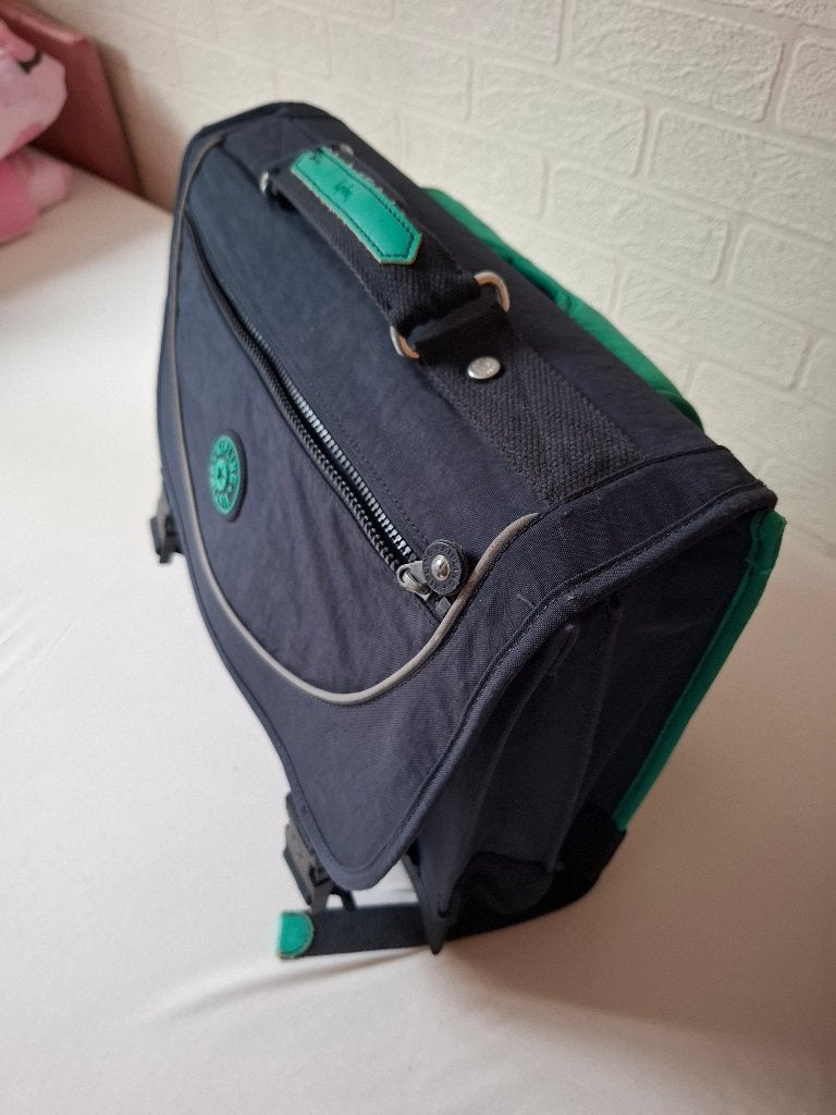 Cartable kipling marine vert, Enlèvement, Comme neuf, Autres couleurs, Porte-documents ou Cartable