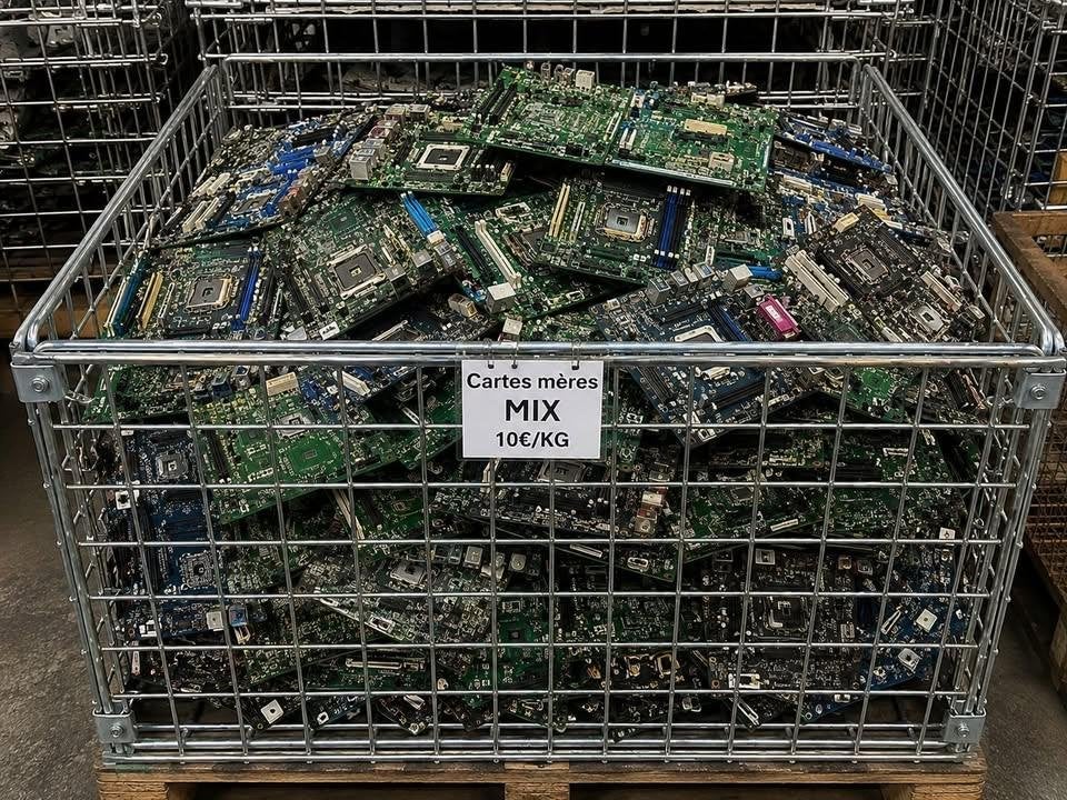 Vends lot de cartes mères PC et serveurs...., Computers en Software, Moederborden, Ophalen