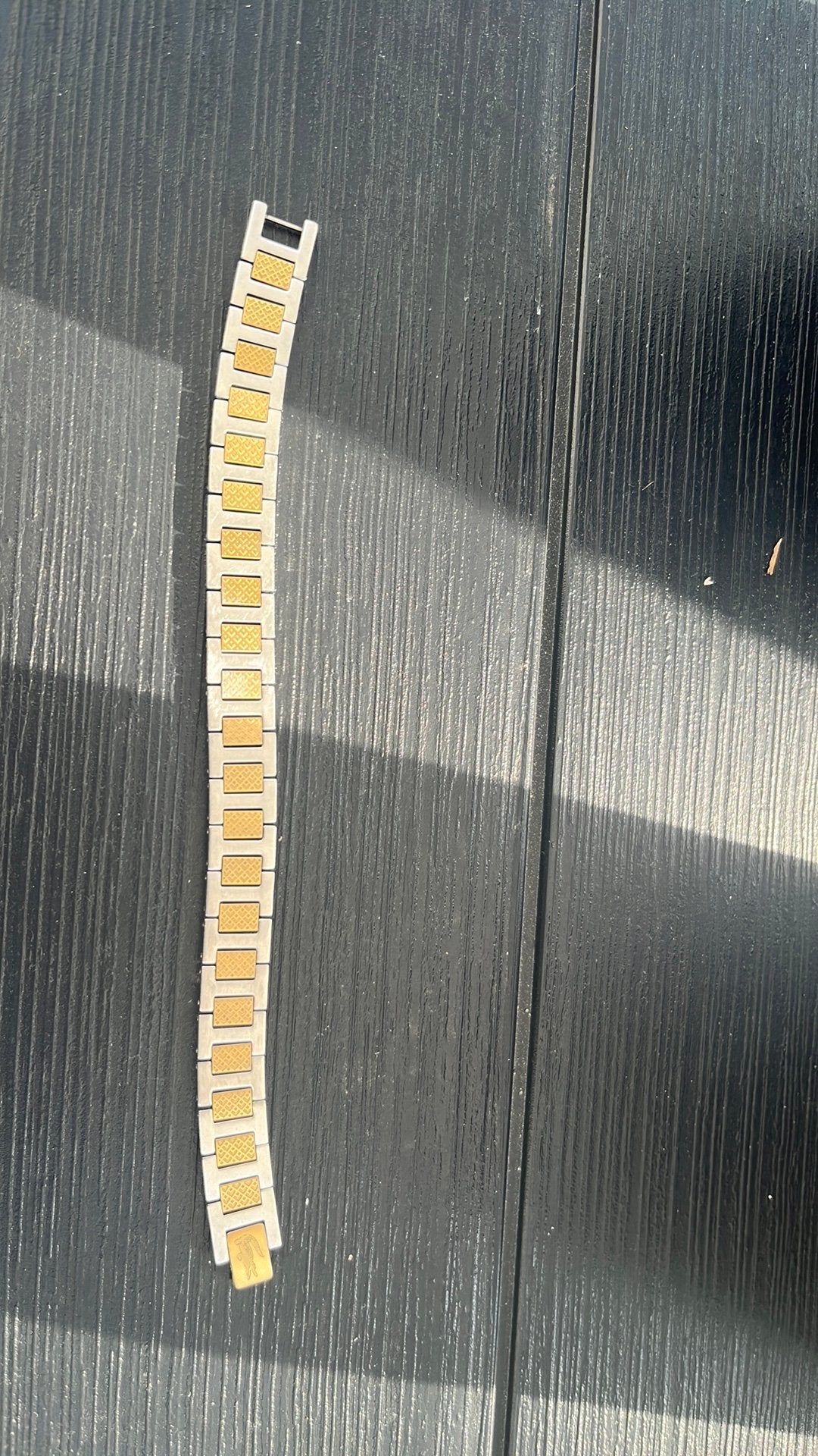 Lacoste armbandje, Ophalen, Gebruikt, Zilver, Staal