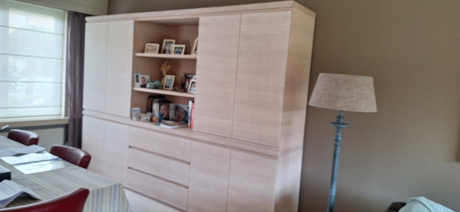 Moderne licht eiken living kast, Huis en Inrichting, Ophalen, Zo goed als nieuw