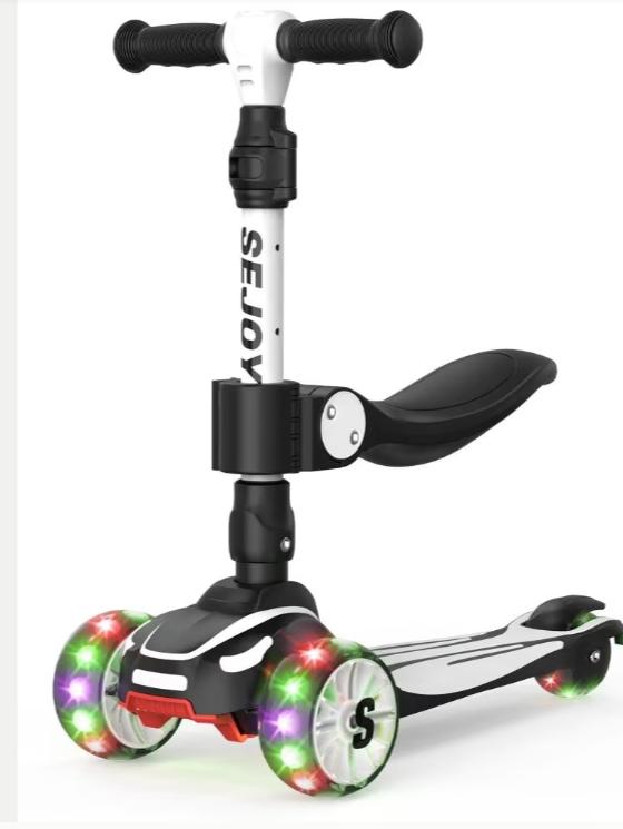 Sejoy opvouwbare step voor kinderen met LED lampj