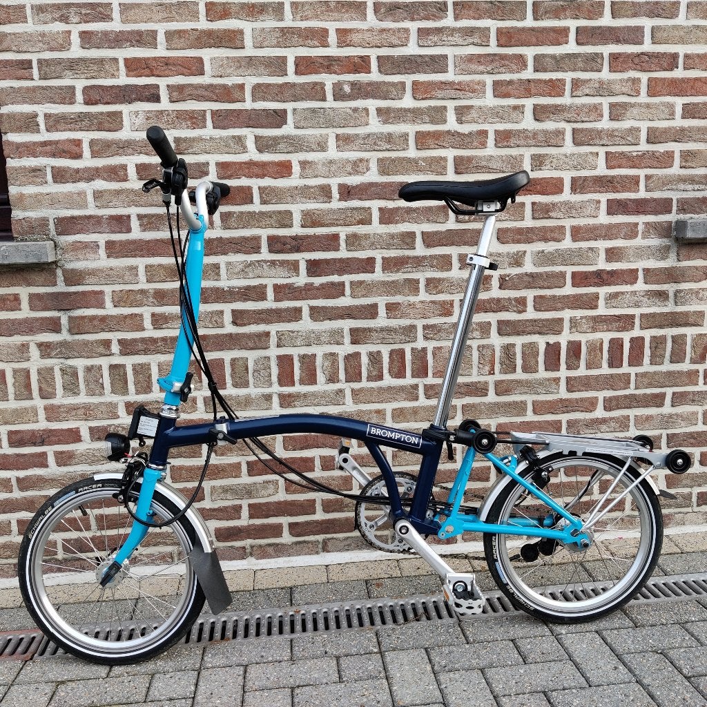 Brompton vouwfiets H6R, Ophalen, Brompton, Velgrem, Zo goed als nieuw