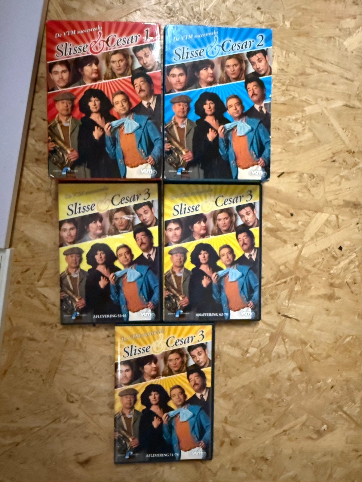 Vlaamse serie slisse en cesar, Cd's en Dvd's, Ophalen of Verzenden, Zo goed als nieuw