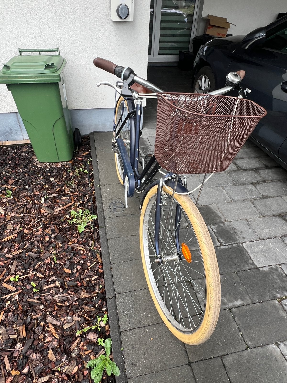 BTWIN/Elops 520 stadsfiets dames met mandje, Enlèvement, Comme neuf