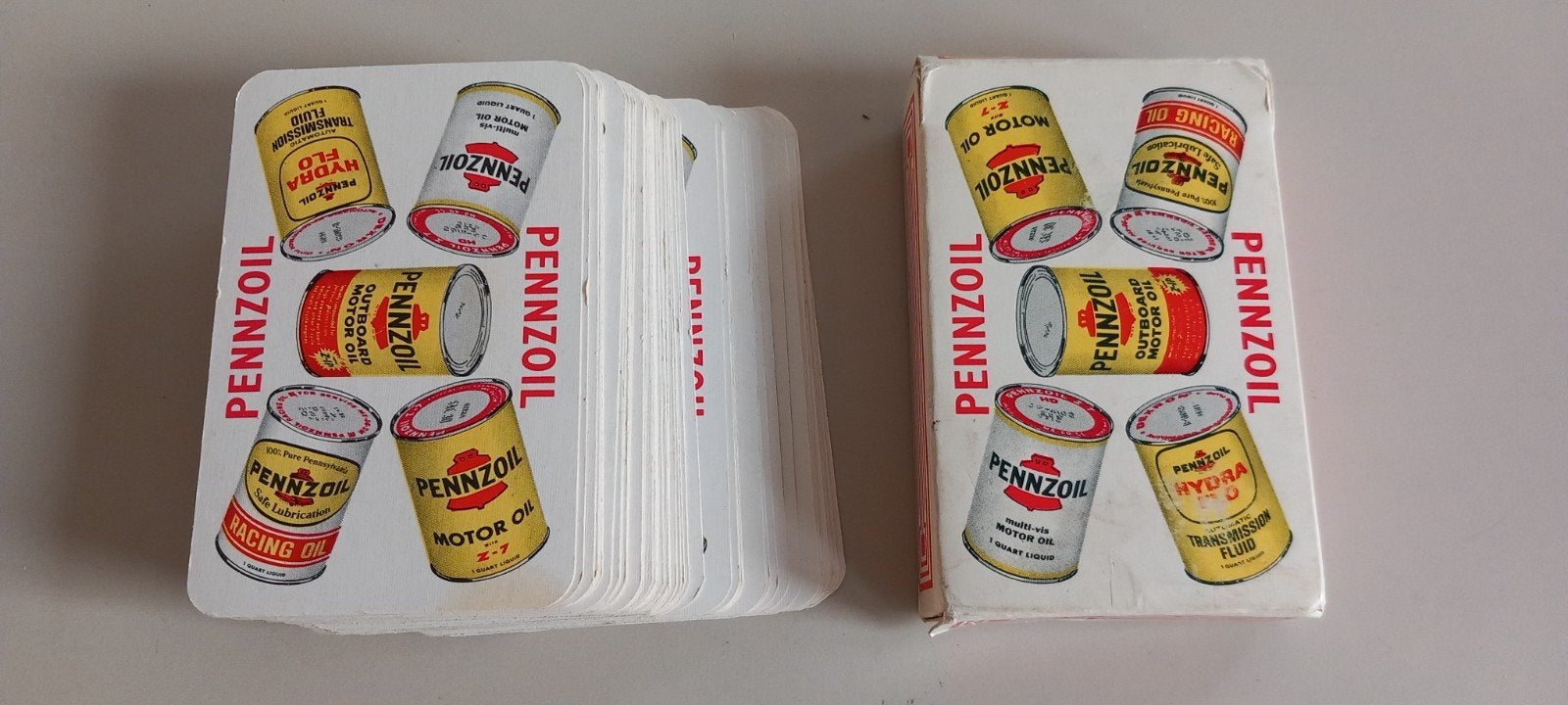 Ancien jeu de cartes Pennzoil années 70, Enlèvement ou Envoi