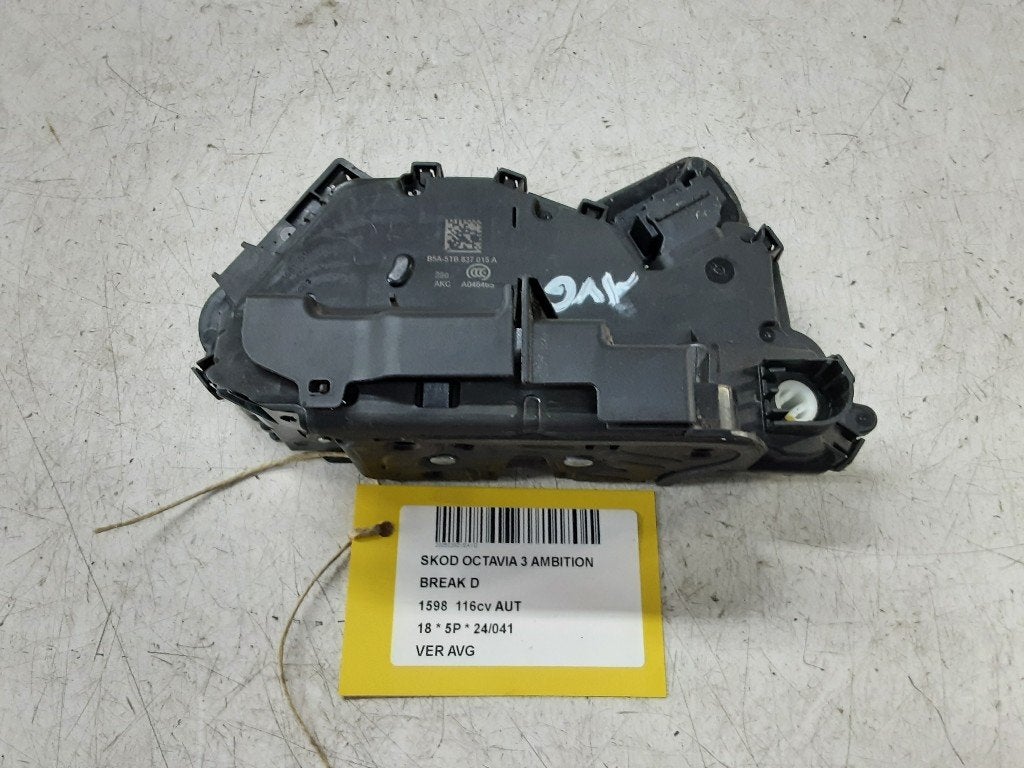 PORTIERSLOT LINKS VOOR Octavia Combi (5EAC) (5TB837015A), Gebruikt, Voor, Info@skoda-auto.de, Skoda