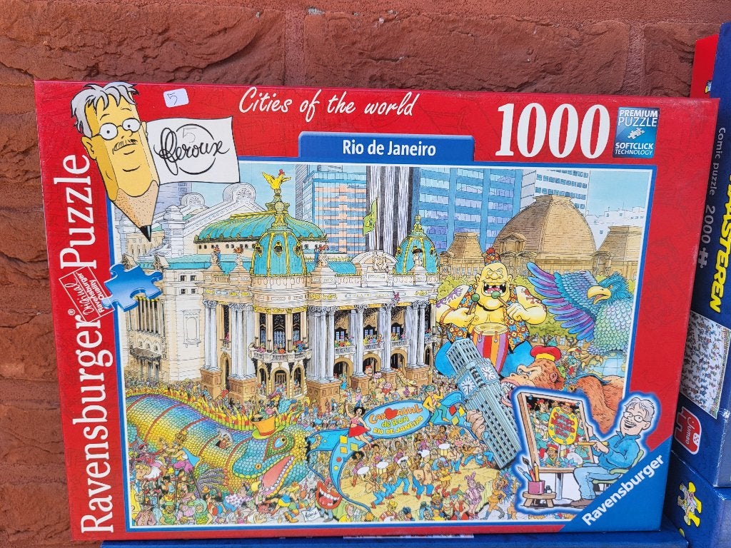 Ravensburger & Jan Van Haasteren Puzzels, Ophalen, Meer dan 1500 stukjes, Gebruikt, Legpuzzel