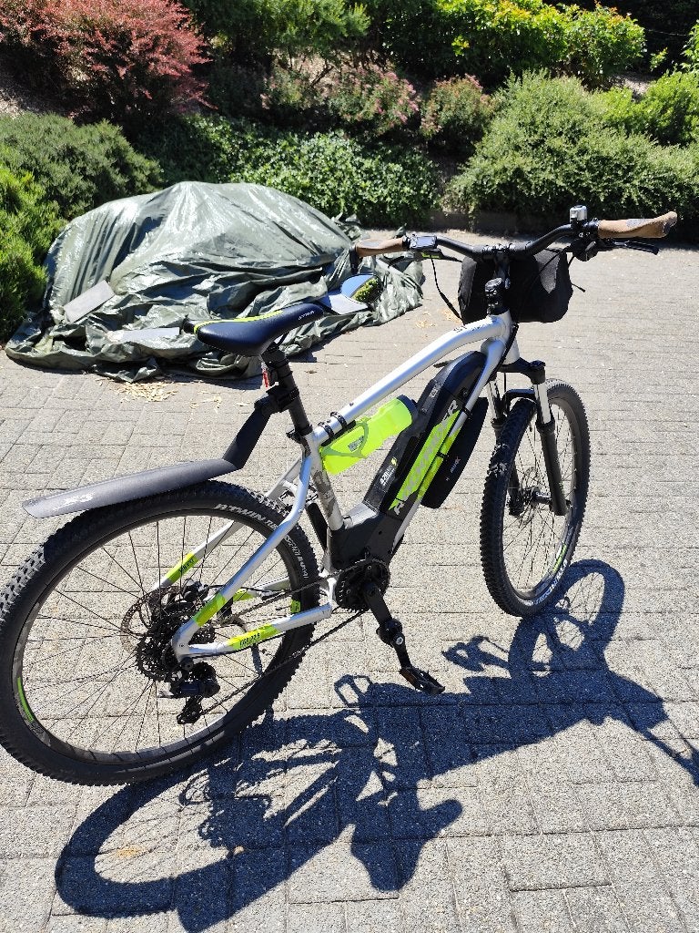 A vendre vélo VTT électrique taille M Rockrider, Comme neuf, Enlèvement, Hommes, Frein à disque