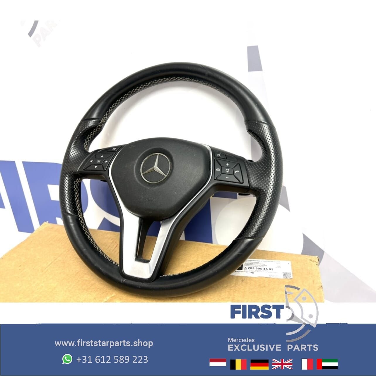 Mercedes STUUR + AIRBAG W176 W117 W204 W207 W212 W156 W219 W