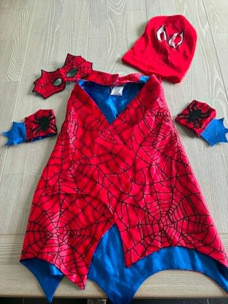 Spidermankostuum met attributen, Ophalen, Gebruikt, Jongen of Meisje