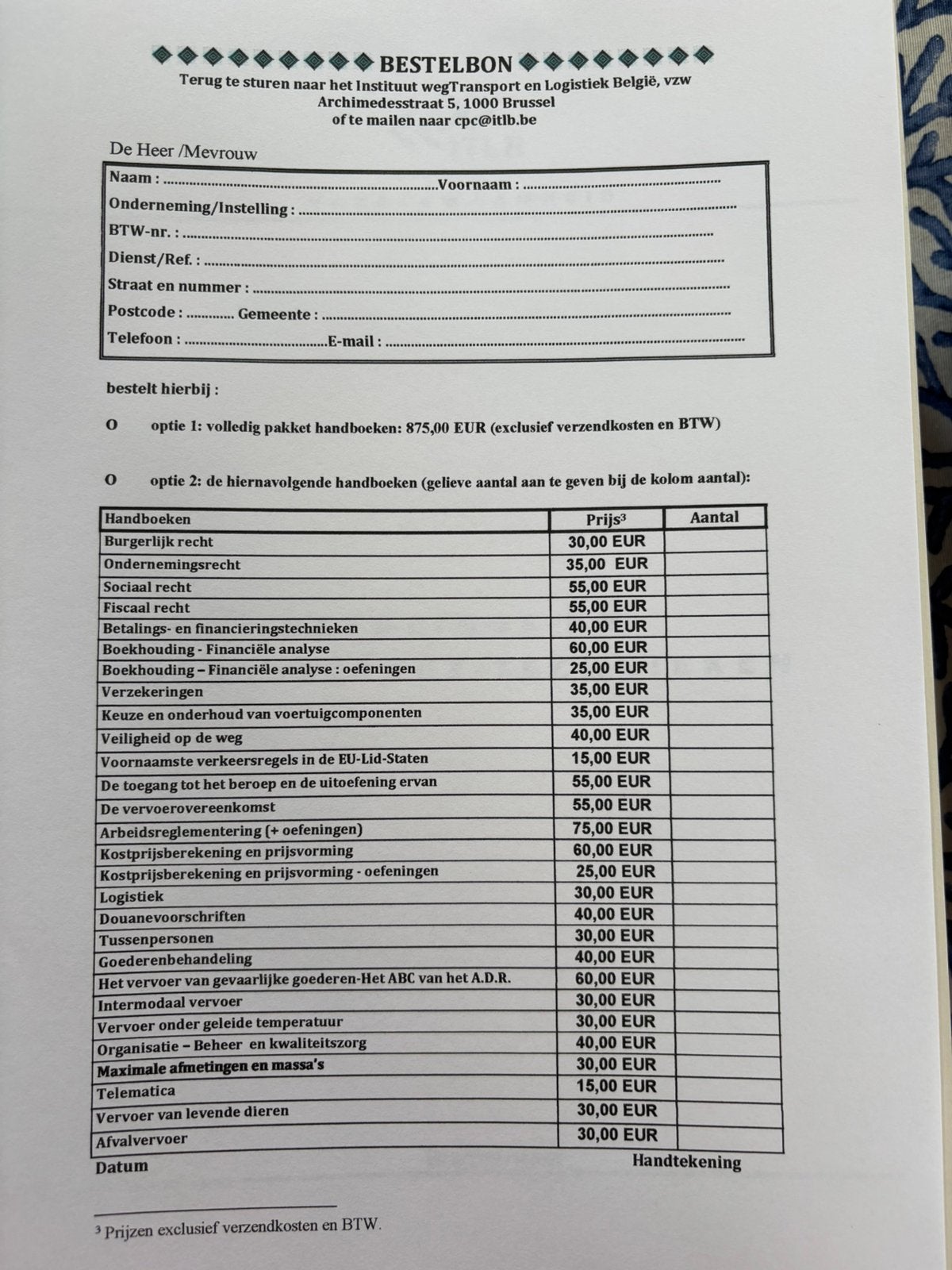 ITLB vakbekwaamheid Transport studieboeken, Boeken, Ophalen, Zo goed als nieuw