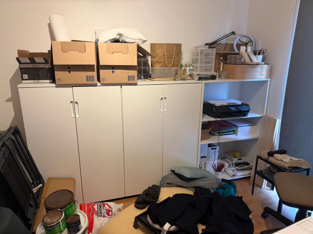 Ikea bureaukast, Huis en Inrichting, Bureaus, Ophalen, Zo goed als nieuw, IKEA, Wit
