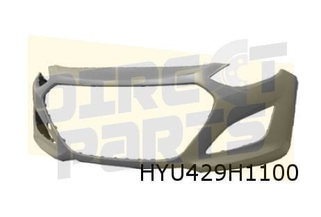 Hyundai i30 (4/12-4/17) voorbumper (+/- PDC) (te spuiten) Or, Neuf, -, Hyundai, -
