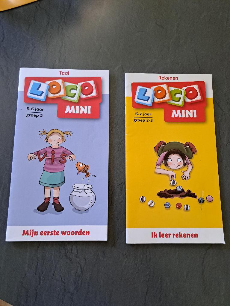 Loco Mini, Taal 5-6 jaar Rekenen 6-7 jaar, Ophalen of Verzenden, Zo goed als nieuw, Taal en Lezen