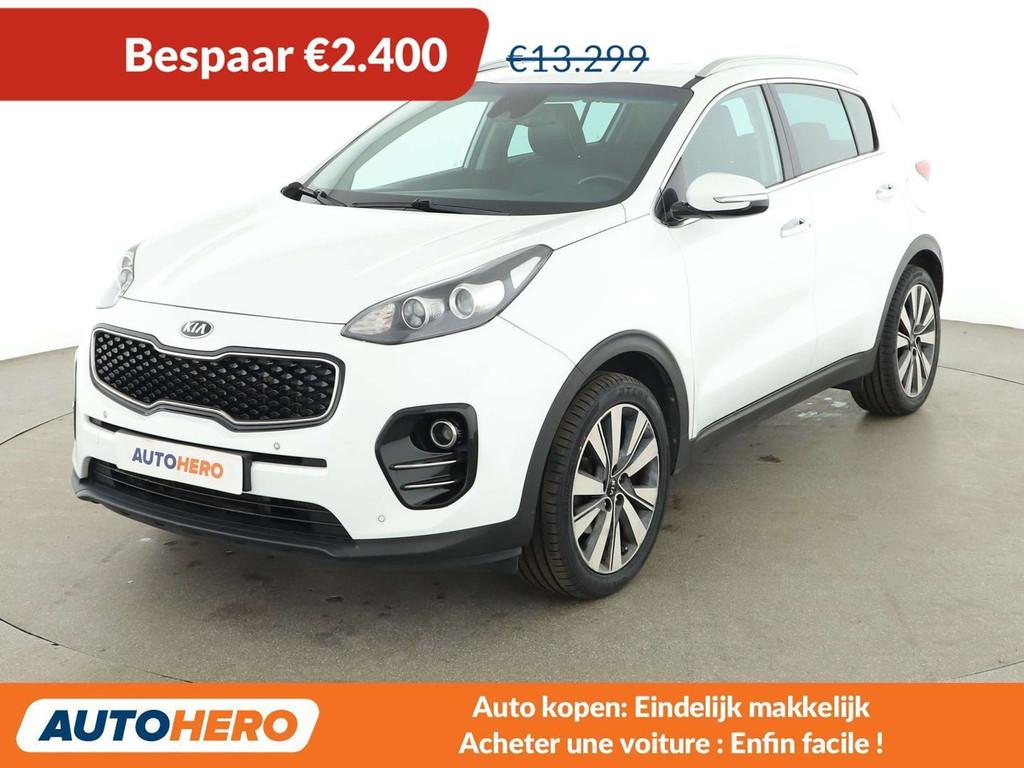 Kia Sportage 1.7 CRDi Active 2WD (bj 2017), Auto's, Voorwielaandrijving, Gebruikt, Zwart, Wit