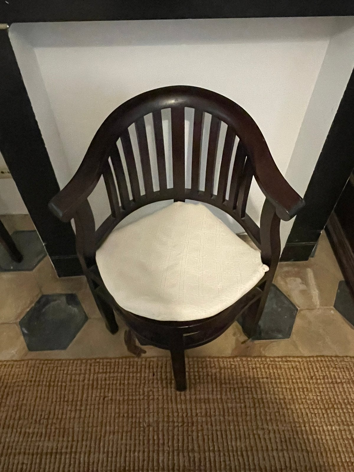 2 houten fauteuils / stoelen, antieke look, Afrikaanse stijl, Antiek en Kunst, Ophalen