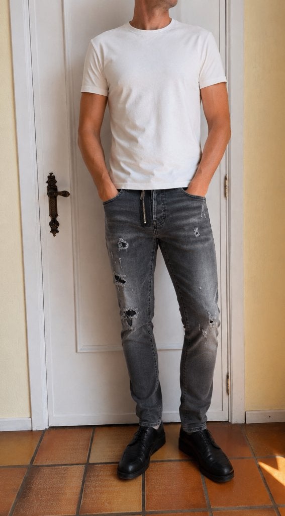 Dsquared2 grijze jeans – maat 46, Kleding | Heren, Spijkerbroeken en Jeans, Gedragen, W32 (confectie 46) of kleiner, Grijs, Ophalen of Verzenden