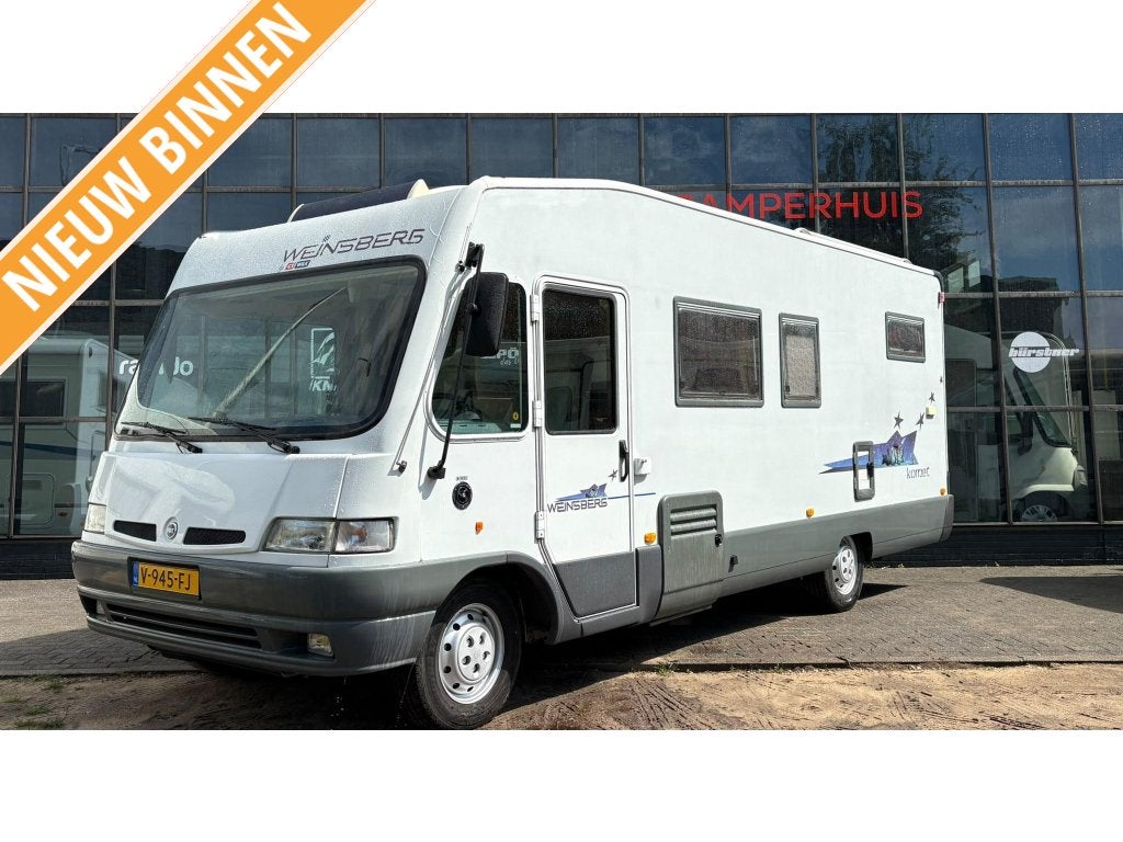 Weinsberg Komet 680 MQ,Vastbed,Hefbed, Caravans en Kamperen, Mobilhomes, Integraal, Weinsberg, Ringverwarming, 6 tot 7 meter