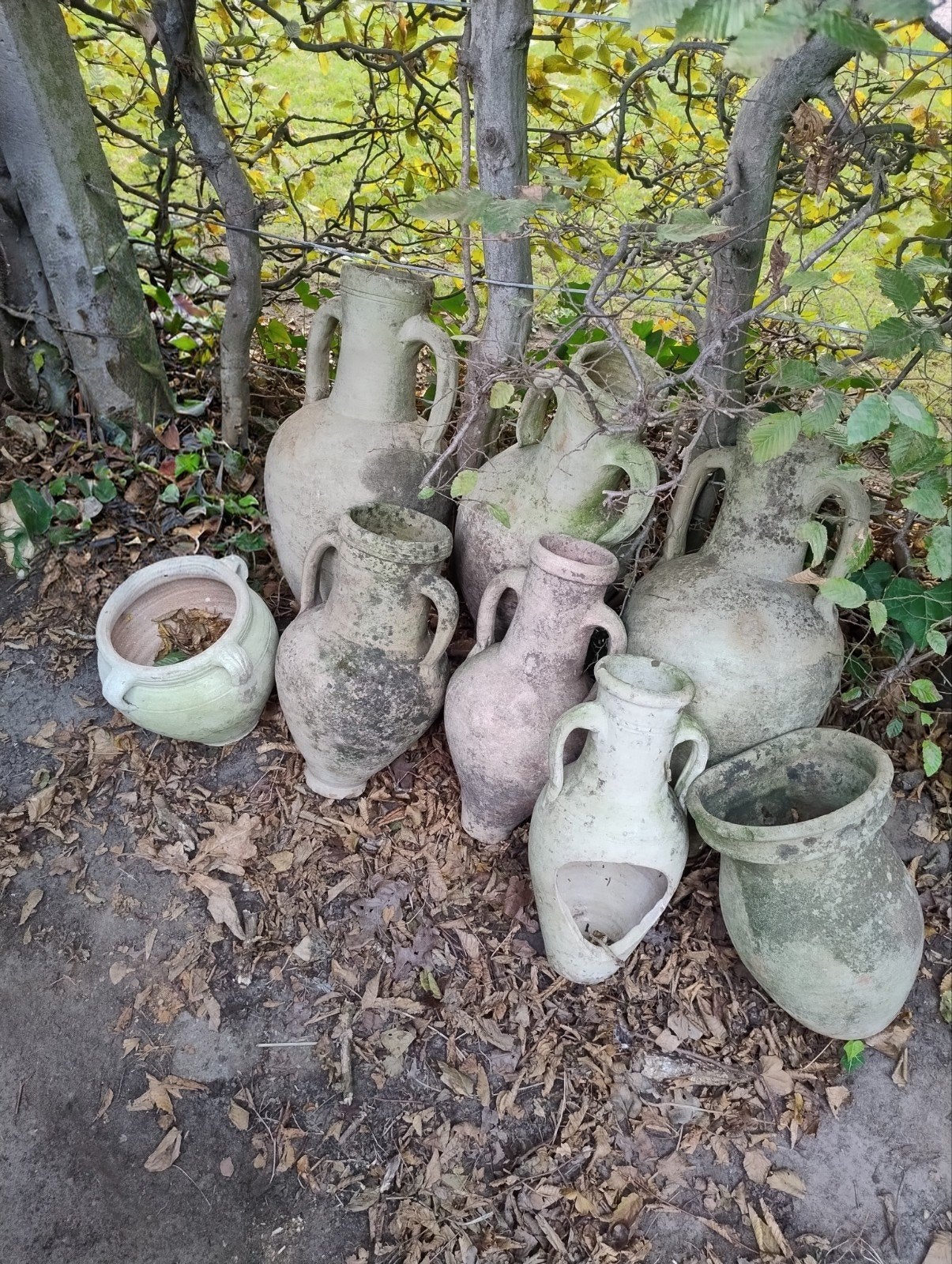 lot de vases en terre cuite, Jardin & Terrasse, Enlèvement, Utilisé