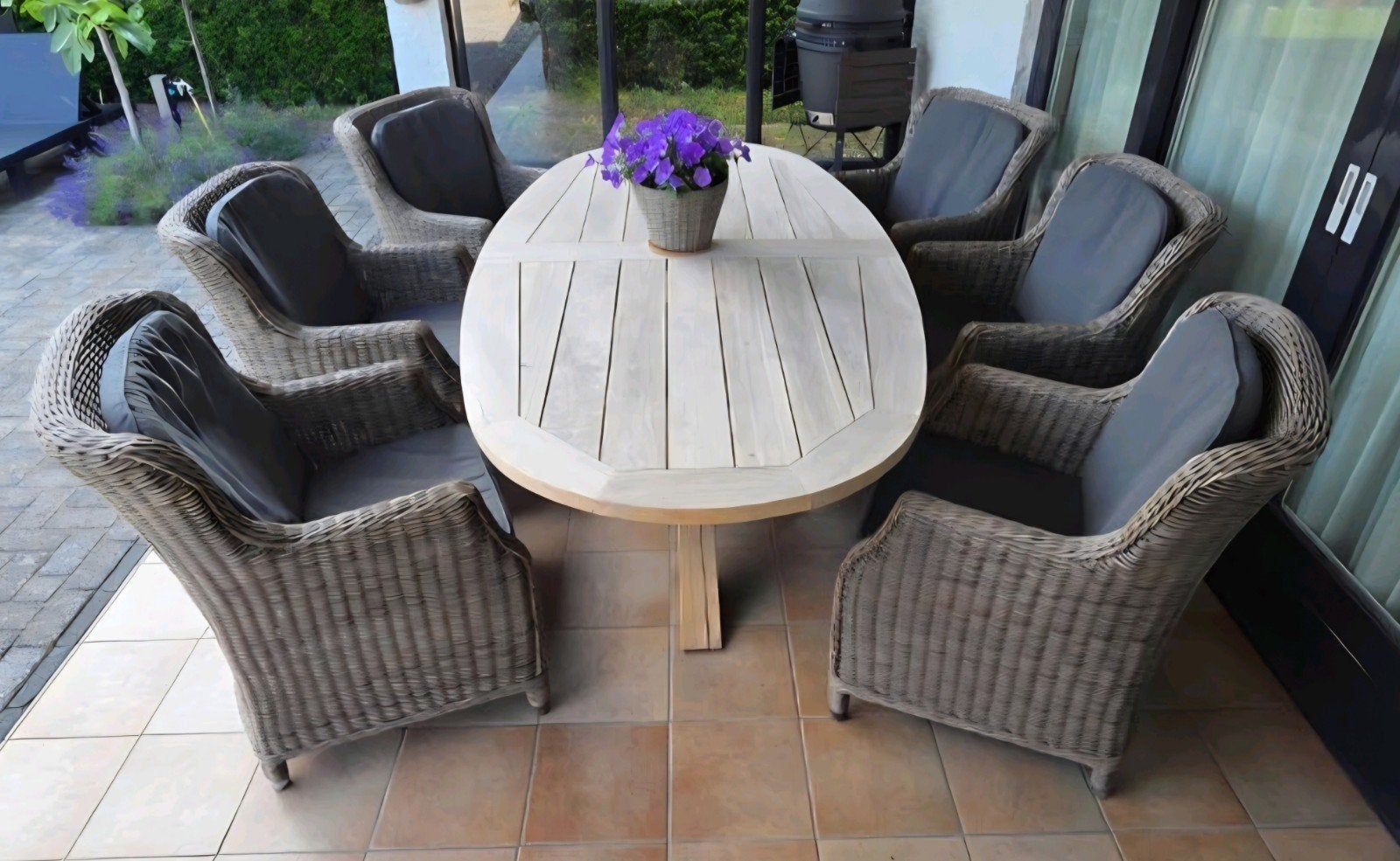 Brighton tuinstoelen 6 stuks 4SO 4 seasons outdoor, Chaise, Comme neuf, Enlèvement, Sets de jardin