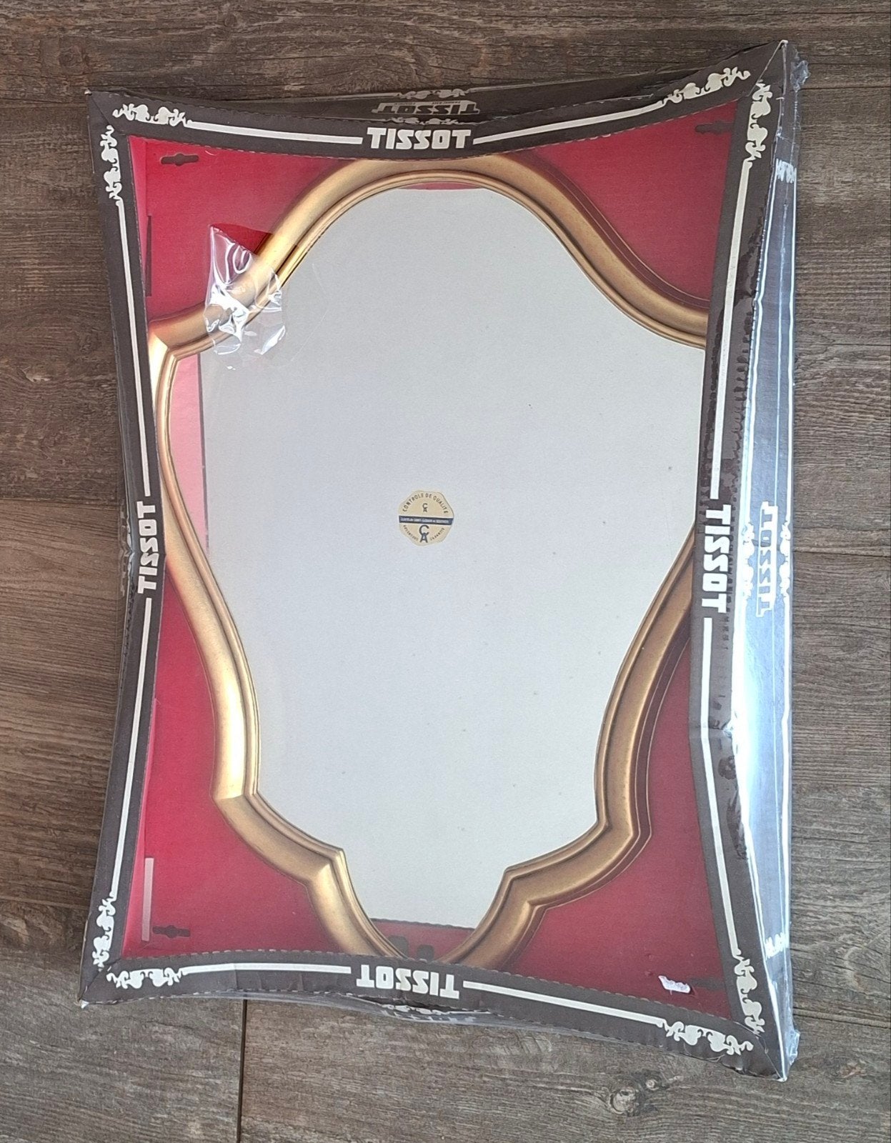 Tissot  spiegel vintage 60x45cm, Ophalen, Overige vormen, Minder dan 50 cm, Minder dan 100 cm