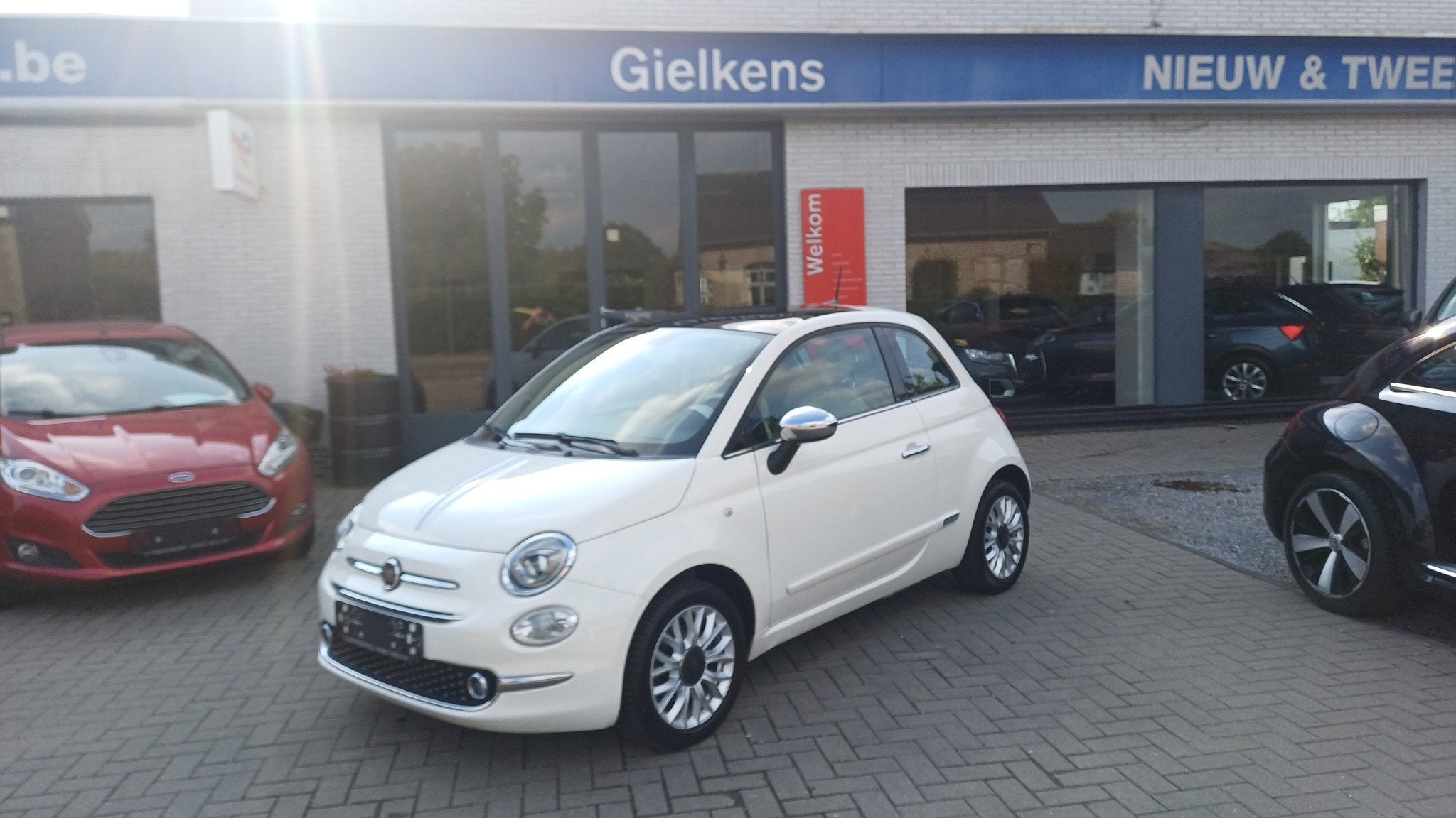 Fiat 500 1.2i Lounge/cruise/gps/airco/1j.garantie, 1242 cm³, Achat, Euro 6, Entreprise
