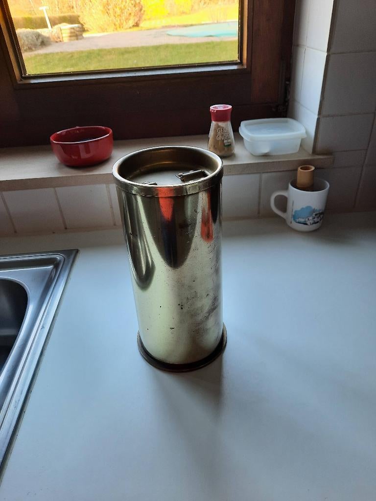 Douille d'obus décorative laiton, Collections, Enlèvement, Armée de terre, Douilles ou Pièces de fouille