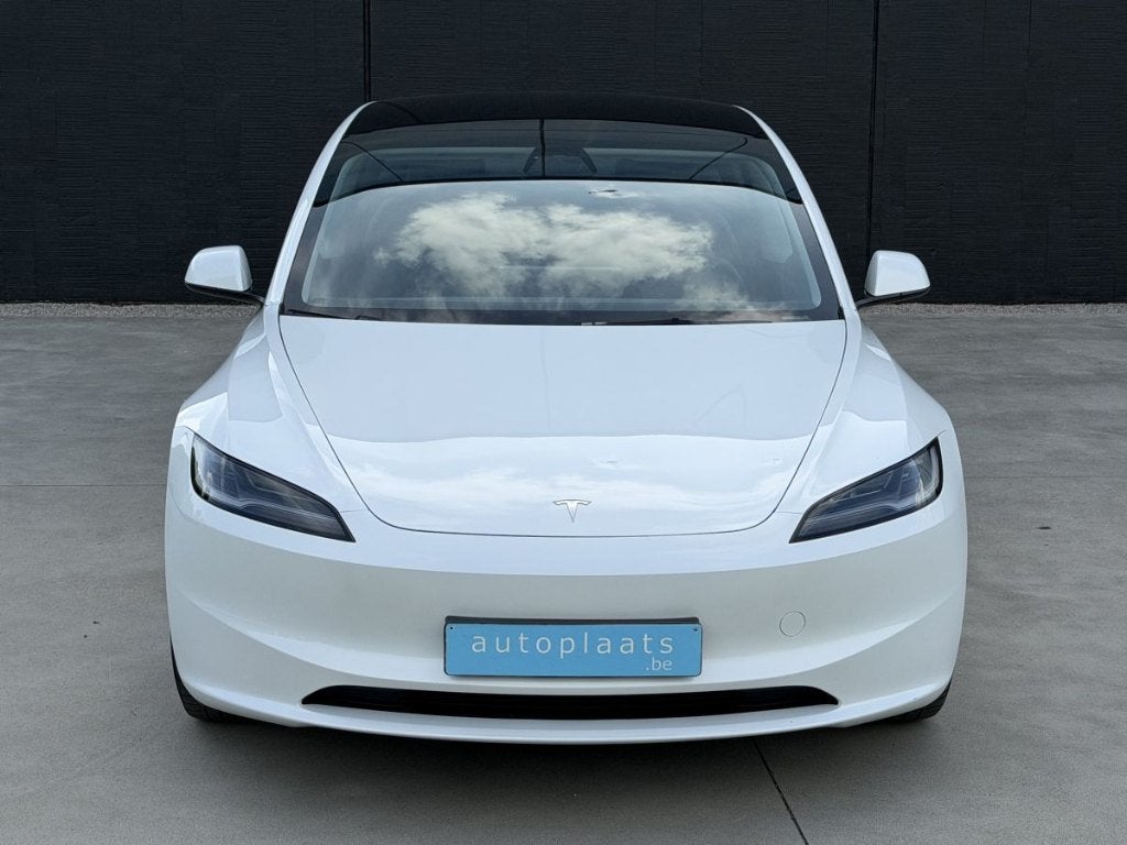 Tesla Model 3 2024 Highland 40955km Eerste eigenaar 21% BTW, Autos, Tesla, Cuir, Achat, Euro 6, Entretenue par le concessionnaire