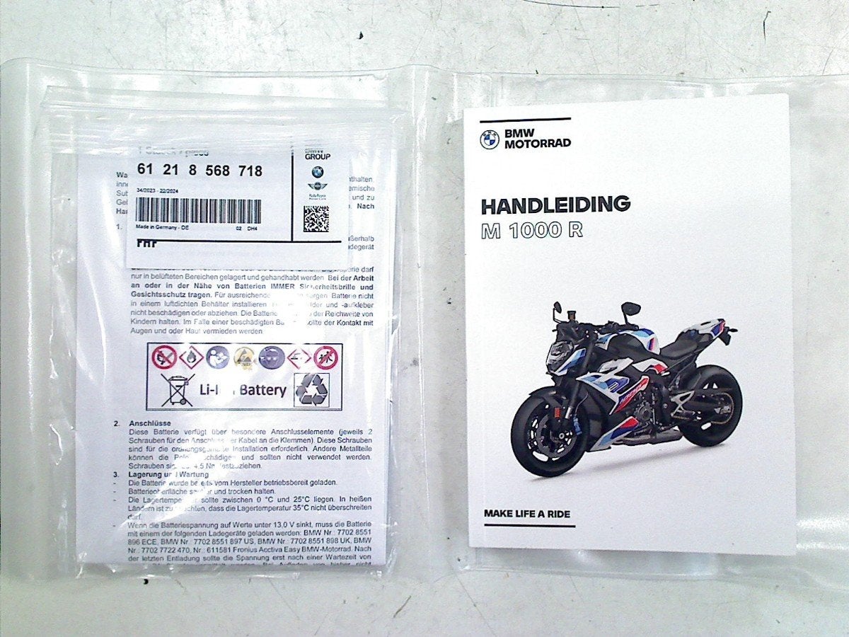 MANUEL UTILISATEUR NOTICE BMW M 1000 R 2024 (S1000R KM3), Motos, Bayerische Motoren Werke AG, Utilisé, Kundenbetreuung@bmw.de