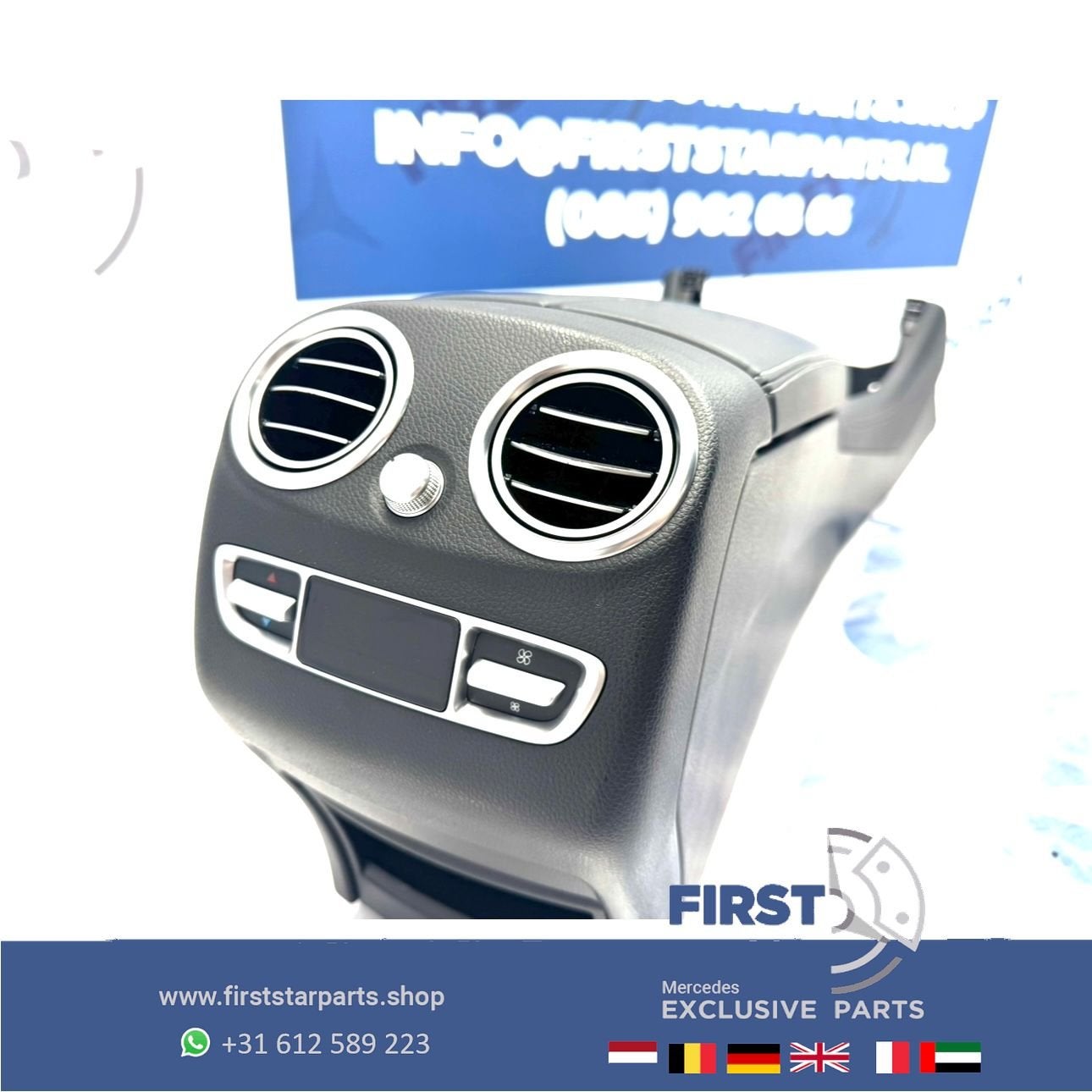 W205 middenconsole armsteun C Klasse 2014-2020 zwart, Utilisé, -, -, Enlèvement ou Envoi