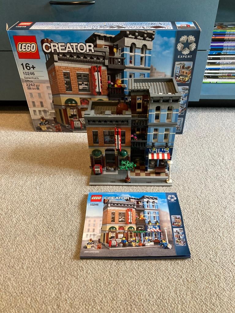 Lego creator 10246 detectives office gebouwd, Kinderen en Baby's, Speelgoed | Duplo en Lego, Lego, Ophalen of Verzenden, Zo goed als nieuw