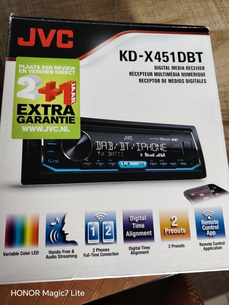 JVC Autoradio CD/MP3/USB, Auto diversen, Autoradio's, Nieuw, Ophalen of Verzenden