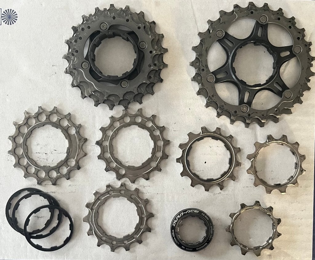 Dura Ace 11 speed cassettes + kettingen, Gebruikt, Ophalen of Verzenden, Derailleur of Ketting, Aluminium