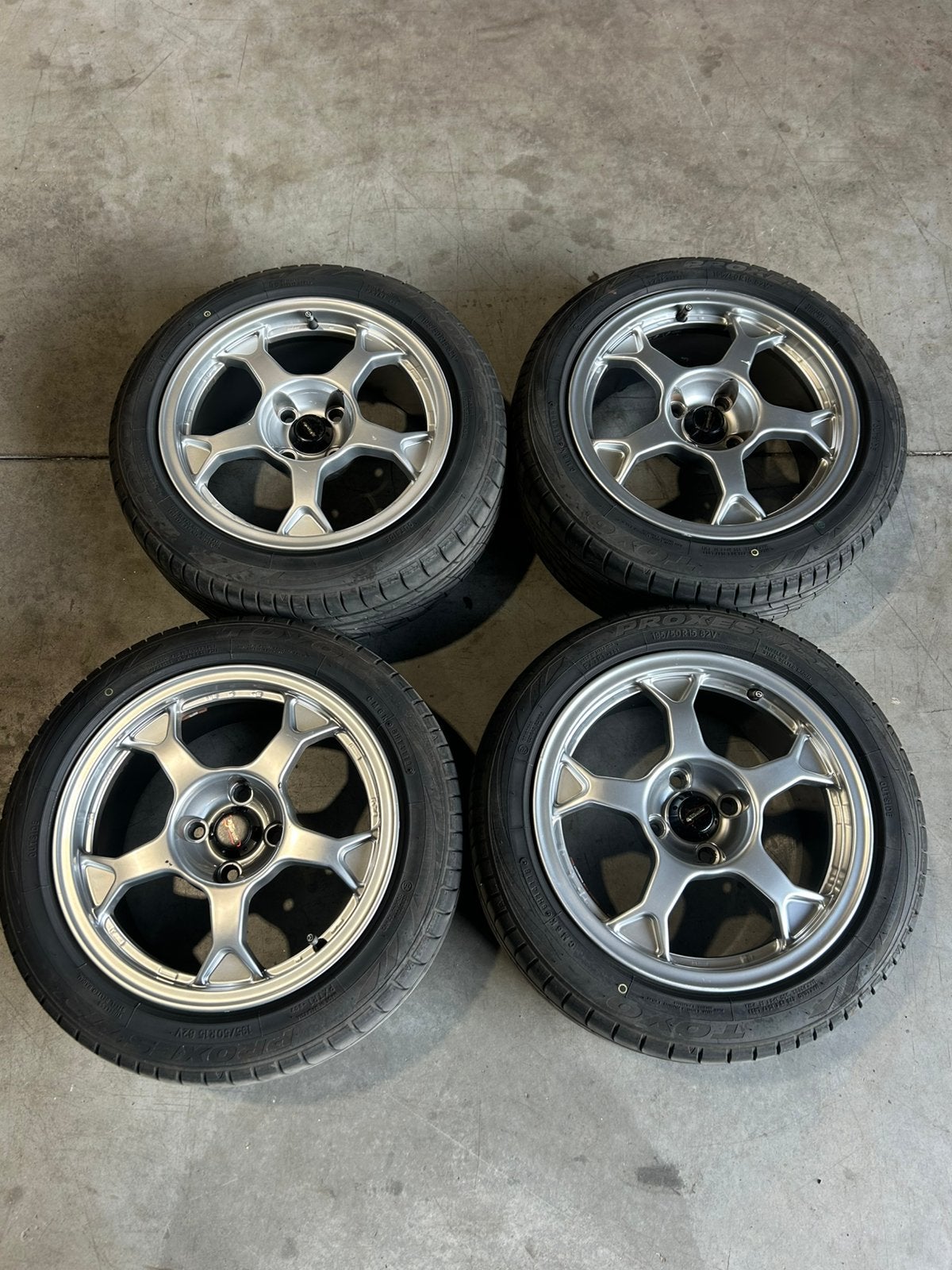 4x100 Team Dynamics pro wheels 15”, Enlèvement, Comme neuf