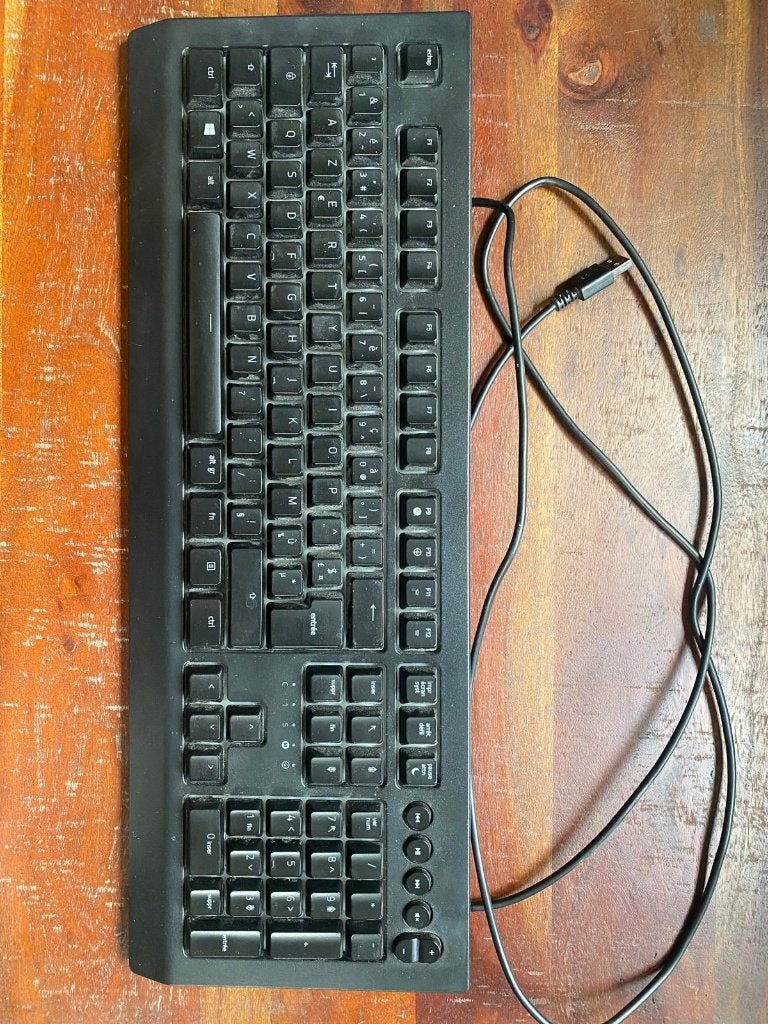 RAZER CYNOSA V2 Toetsenbord AZERTY, Computers en Software, Ophalen, Gebruikt, Azerty, Razer