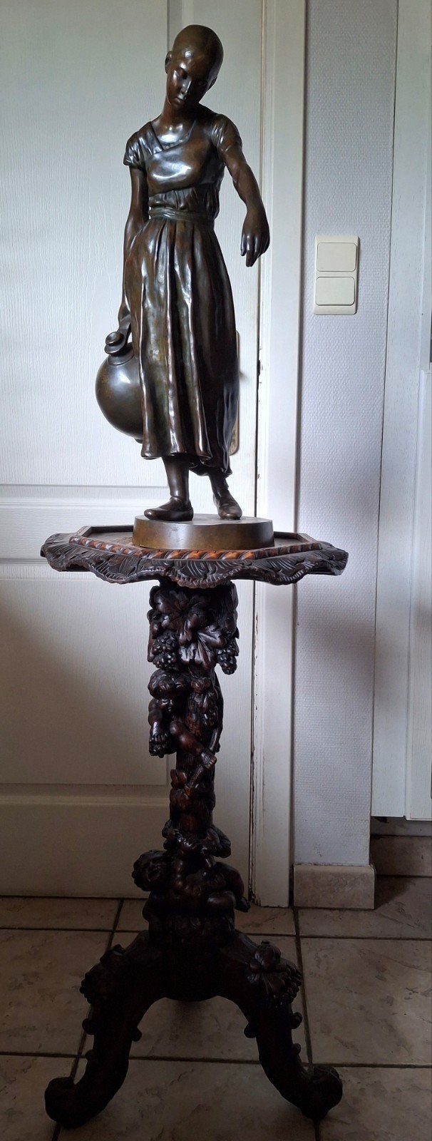 bronzen beeld, Antiquités & Art, Enlèvement