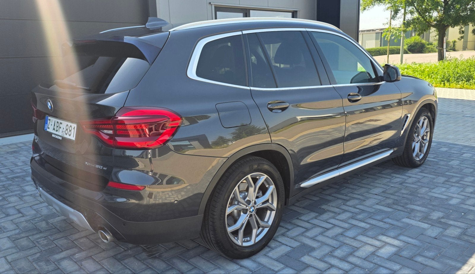 BMW X3 3.0 Xdrive Hybride, Auto's, BMW, 1995 cc, Zwart, Leder, Bedrijf