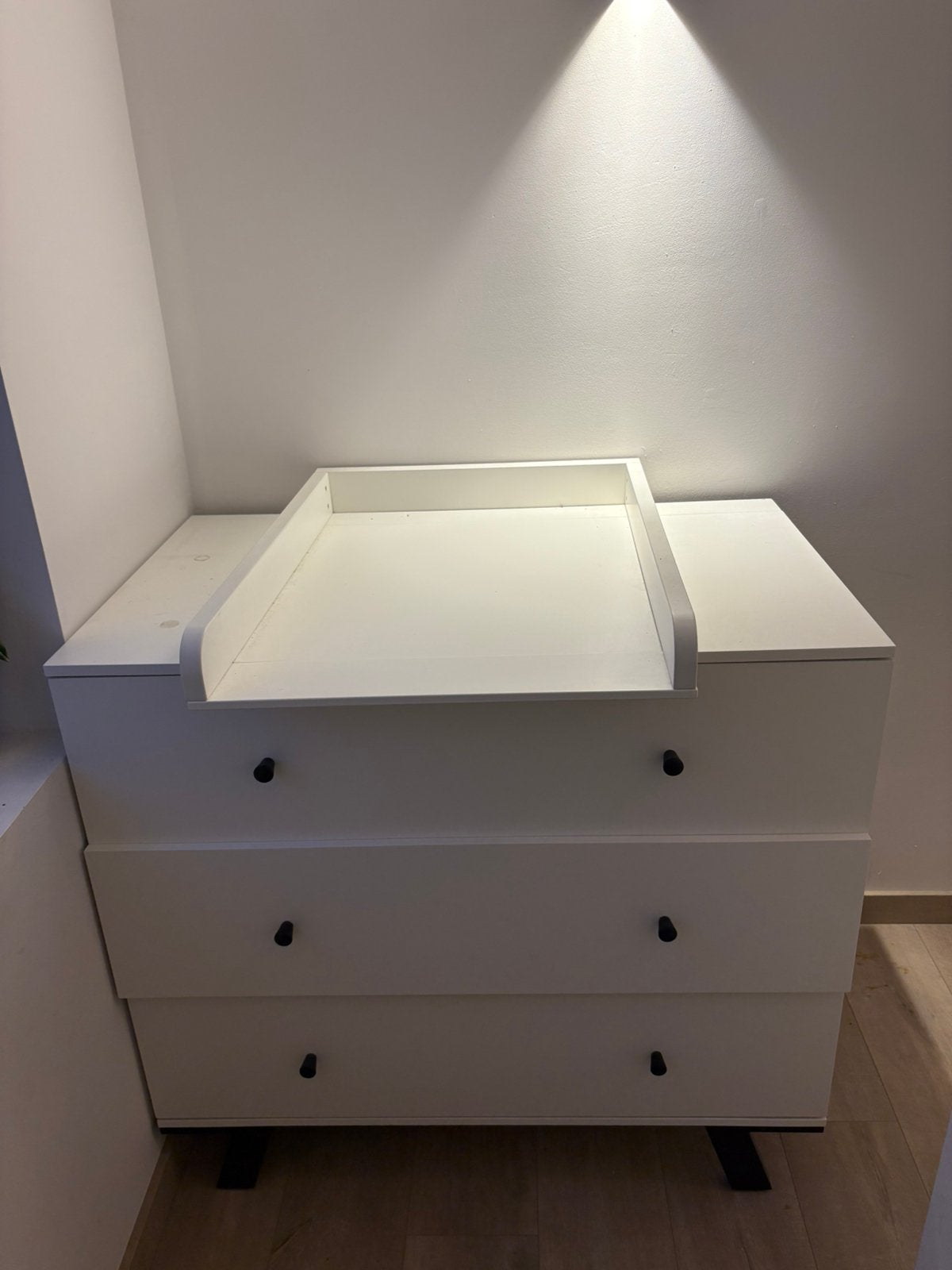 Commode met verzorgings tafel + babybed, Ophalen, Gebruikt, Commode